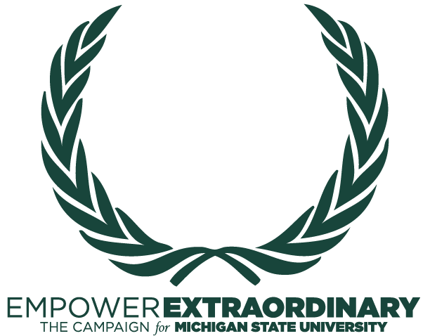 Logo for the Empower Extraordinary campaign at Michigan State University